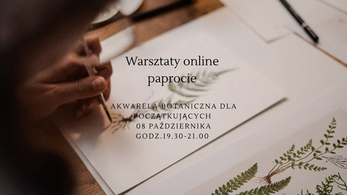 Warsztaty online paprocie